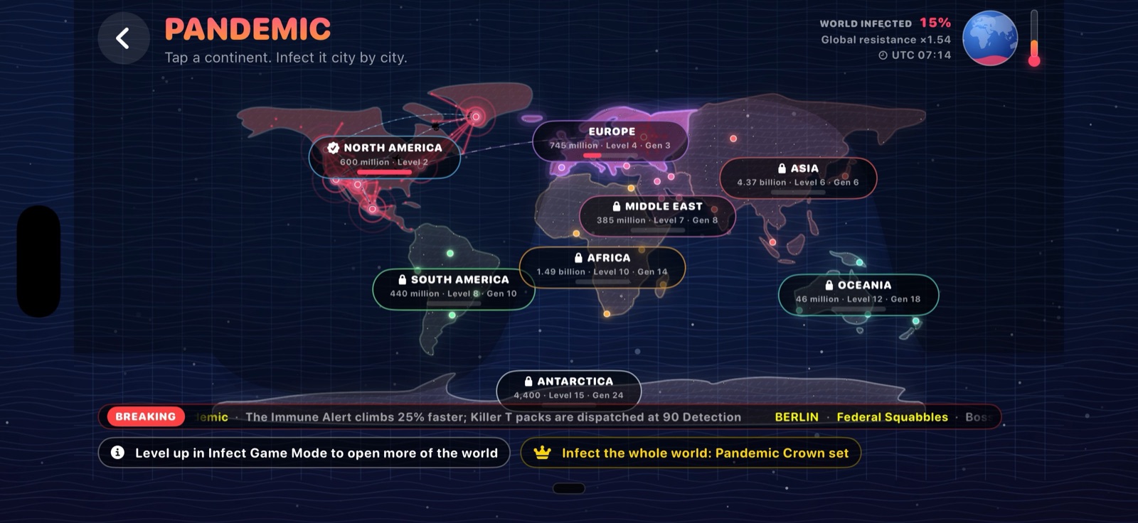 Game Modes in Pathogen